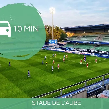 La Halte Troyenne - Gare - Parking - Confort & Cosy - Rent Immo Appartement Sainte-Savine