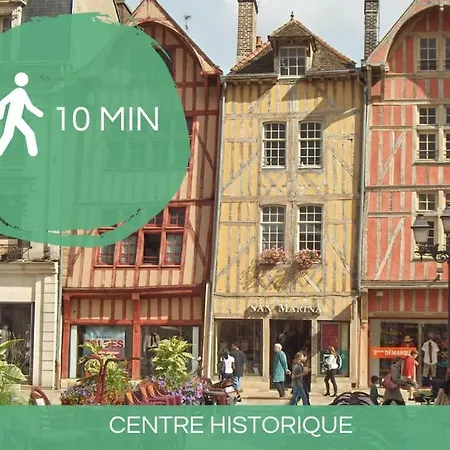 La Halte Troyenne - Gare - Parking - Confort & Cosy - Rent Immo Appartement